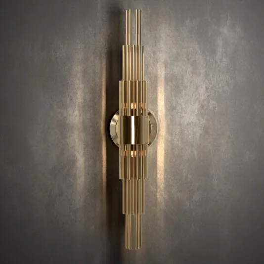 Gold Plated Designer Contemporary Wall Light