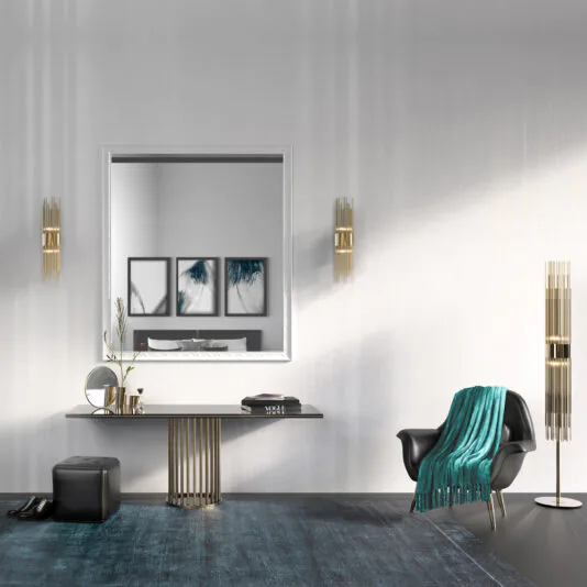 Gold Plated Designer Modern Floor Lamp Gold Plated Designer Modern Floor Lamp