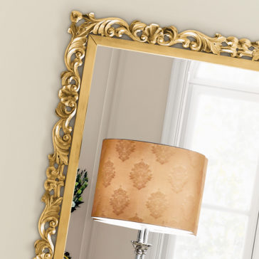 Exclusive Large Square Designer Gold Leaf Mirror Exclusive Large Square Designer Gold Leaf Mirror