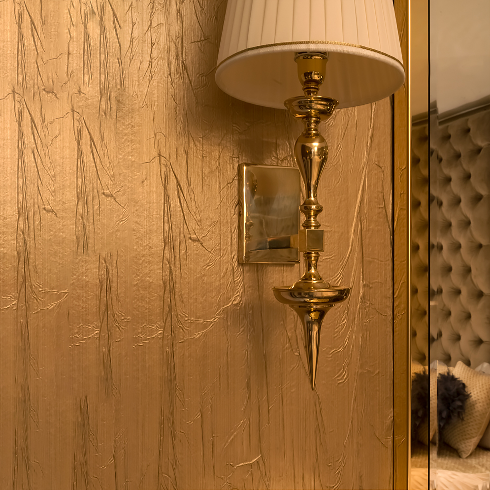 Bespoke Luxury Textured Gold Wall-Covering - Per Metre