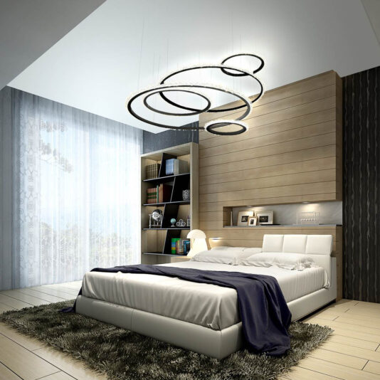 Unique Contemporary Italian Designer Crystal Chandelier