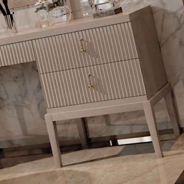 High End 5 Drawer Art Deco Inspired Dressing Table High End 5 Drawer Art Deco Inspired Dressing Table
