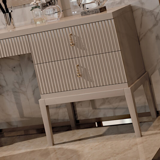 High End 5 Drawer Art Deco Inspired Dressing Table High End 5 Drawer Art Deco Inspired Dressing Table