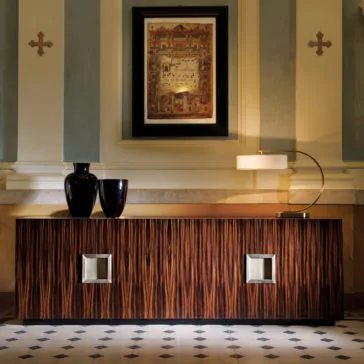 Modern Designer Italian Ebony Veneer Buffet Sideboard Modern Designer Italian Ebony Veneer Buffet Sideboard