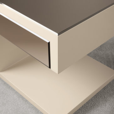High End Contemporary Italian Designer Bedside Table High End Contemporary Italian Designer Bedside Table