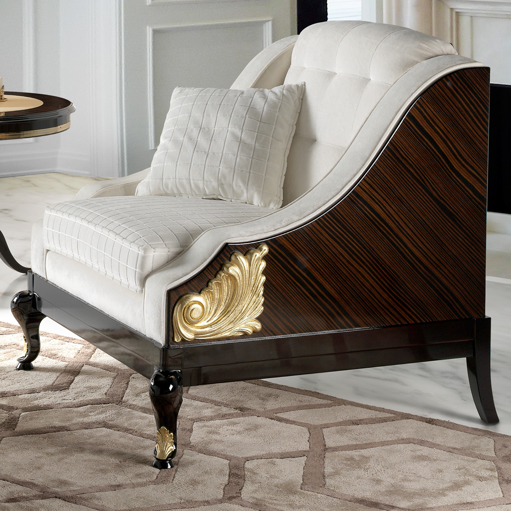 High End Designer Art Deco Inspired Armchair