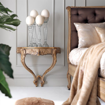 High End Designer Italian Wall Mounted Bedside Table High End Designer Italian Wall Mounted Bedside Table