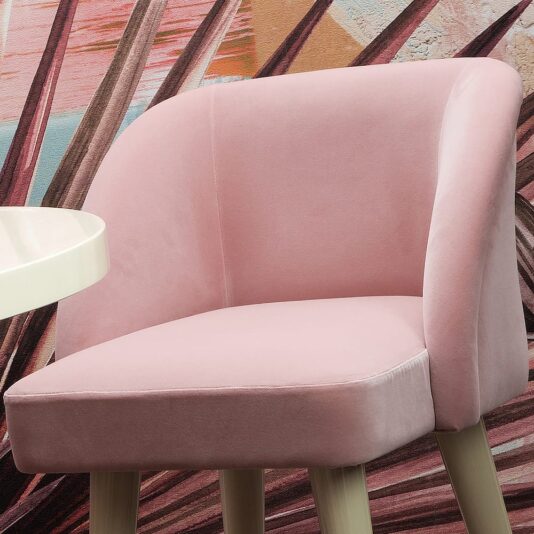 High End Designer Velvet Bar Chair