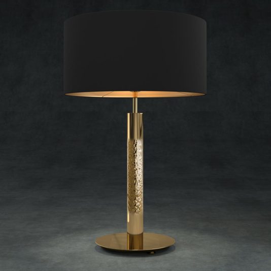 High End 24 Carat Gold Plated Table Lamp
