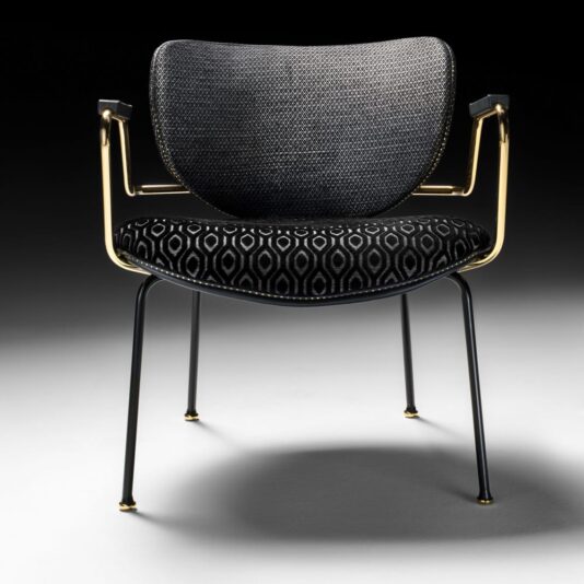 High End Italian Designer Retro Style Lounge Chair