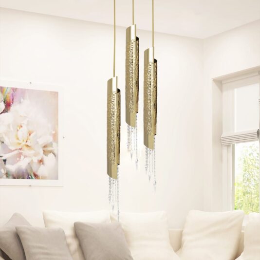 High End Gold Plated Crystal Pendant Chandelier High End Italian Gold Plated Crystal Pendant Chandelier