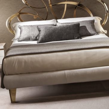 High End Italian Gold Plated Designer Bed High End Italian Gold Plated Designer Bed