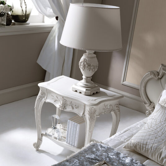 High End Italian Ornate Carved Large Table Lamp