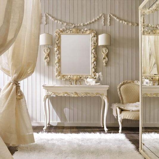 High End Italian Rose And Ribbon Wall Mirror High End Italian Rose And Ribbon Wall Mirror
