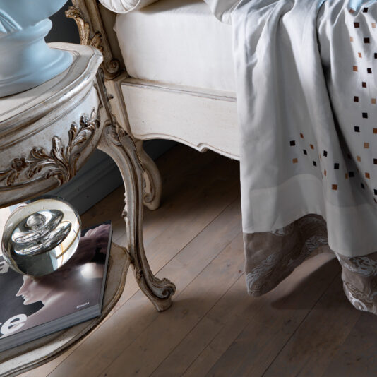 High End Italian Small Round Bedside Table High End Italian Small Round Bedside Table