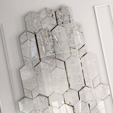 High End Large Designer Geometric Multi Layered Wall Mirror High End Large Designer Geometric Multi Layered Wall Mirror