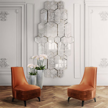 High End Large Designer Geometric Multi Layered Wall Mirror High End Large Designer Geometric Multi Layered Wall Mirror