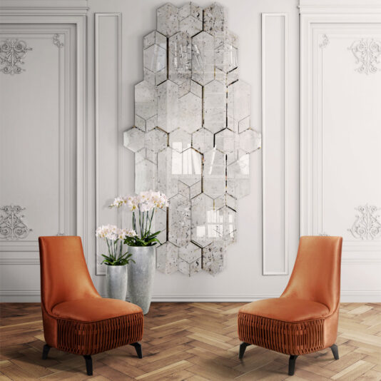 High End Large Designer Geometric Multi Layered Wall Mirror High End Large Designer Geometric Multi Layered Wall Mirror