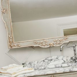 High End Louis XVI Inspired Designer Wall Mirror