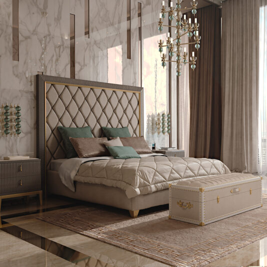 High End Luxury Italian Designer Storage Trunk