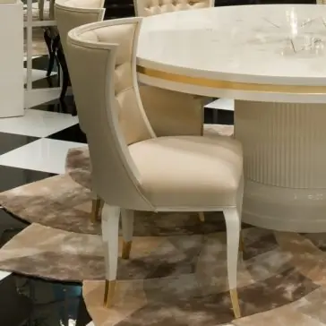 High End Modern Cream And White Chair High End Modern Cream And White Chair