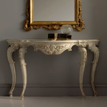 High End Ornate Classic Italian Designer Console And Mirror Set High End Ornate Classic Italian Designer Console And Mirror Set