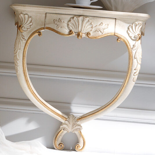 High End Ornate Wall Mounted Bedside Table High End Ornate Wall Mounted Bedside Table