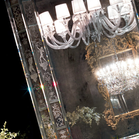 Large Antique Style Venetian Mirror Huge Antique Style Venetian Mirror