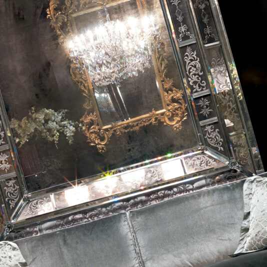 Large Antique Style Venetian Mirror Huge Antique Style Venetian Mirror