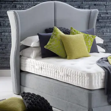Hypnos Winged Euro-Wide Katherine Tall Headboard Hypnos Winged Euro-Wide Katherine Tall Headboard
