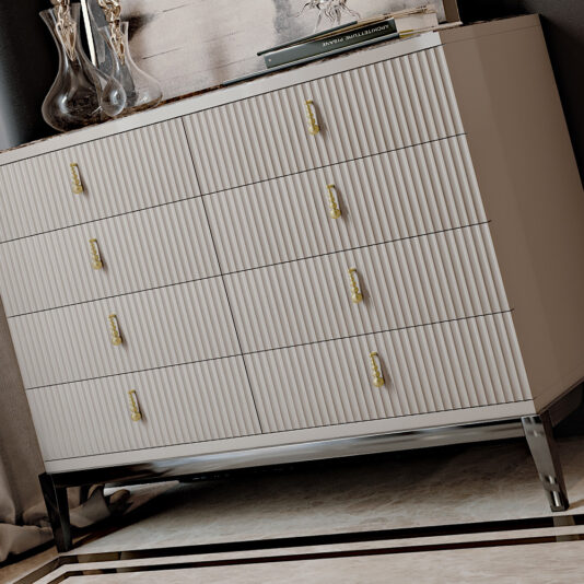 Italian Art Deco Inspired Designer Lacquered Chest of Drawers Italian Art Deco Inspired Designer Lacquered Chest of Drawers