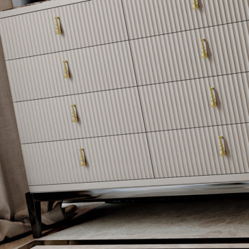 Italian Art Deco Inspired Designer Lacquered Chest of Drawers Italian Art Deco Inspired Designer Lacquered Chest of Drawers