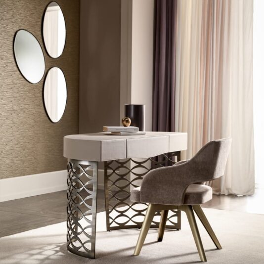 Italian Contemporary Bronze Pebble Mirror Italian Contemporary Bronze Pebble Mirror