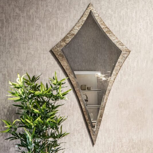 Italian Contemporary Champagne Kite Mirror