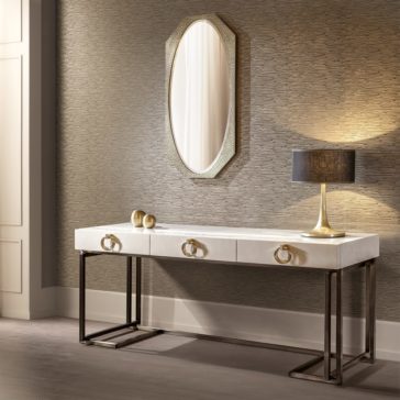 Italian Contemporary Designer Hammered Bronze Oval Mirror Italian Contemporary Designer Hammered Bronze Oval Mirror