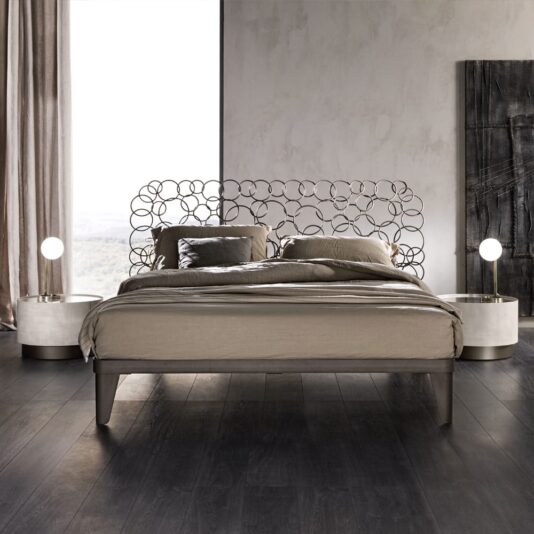 Italian Contemporary Designer Mirrored Circular Bedside Cabinet Italian Contemporary Designer Mirrored Circular Bedside Cabinet