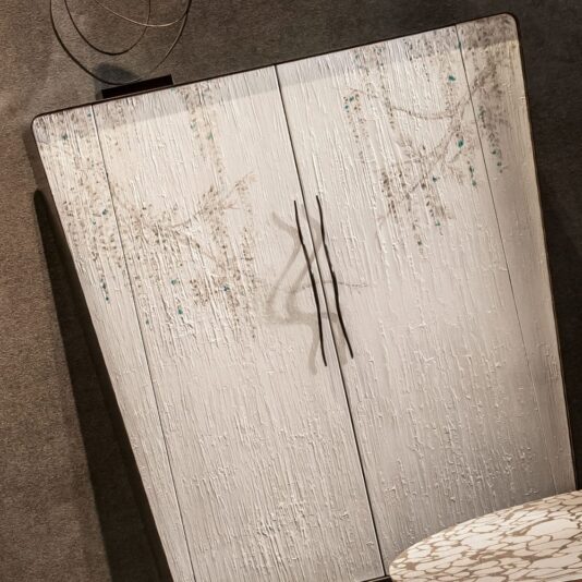 Italian Contemporary Hand Painted Wisteria Cabinet Italian Contemporary Hand Painted Wisteria Cabinet