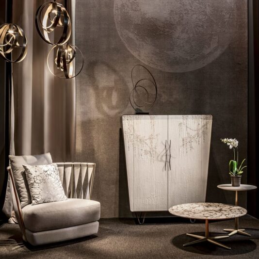 Italian Contemporary Hand Painted Wisteria Cabinet Italian Contemporary Hand Painted Wisteria Cabinet