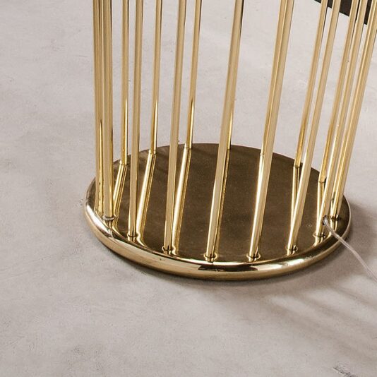 Modern Italian Gold Plated Floor Lamp