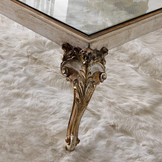 Italian Designer Classic Square Glass Coffee Table Italian Designer Classic Square Glass Coffee Table