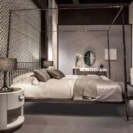 Italian Designer Contemporary Four Poster Bed