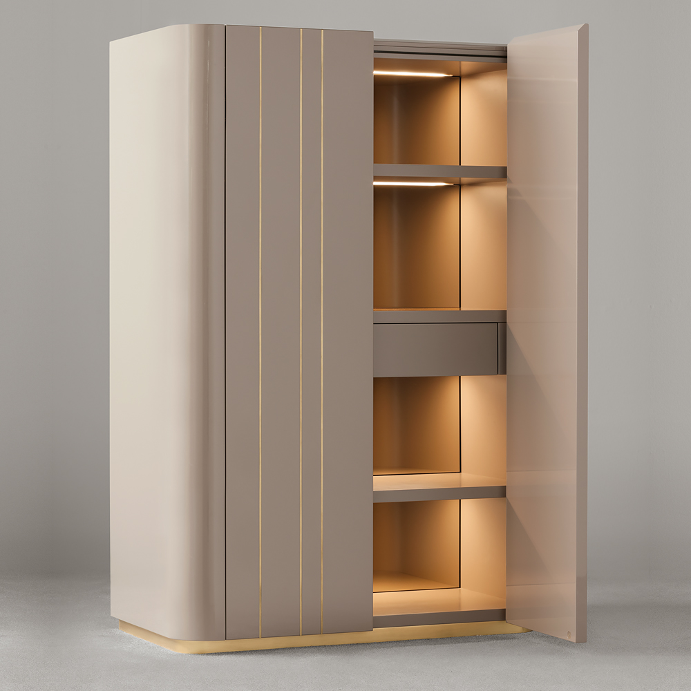 Italian Designer Contemporary Lacquered Cabinet
