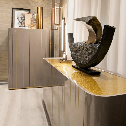 Italian Designer Contemporary Lacquered Cabinet