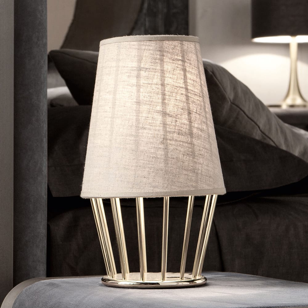 Italian Designer Gold Plated Table Lamp