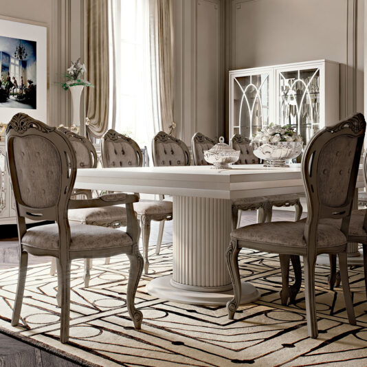 Italian Designer High End Dining Table And Chair Set Italian Designer High End Dining Table And Chair Set