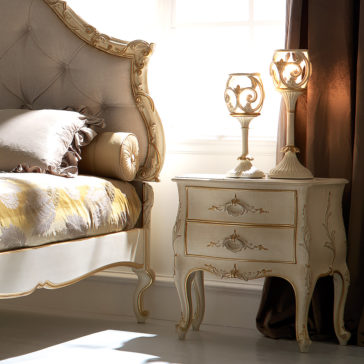 Italian Designer Ivory Small 2 Drawer Bedside Cabinet Italian Designer Ivory Small 2 Drawer Bedside Cabinet