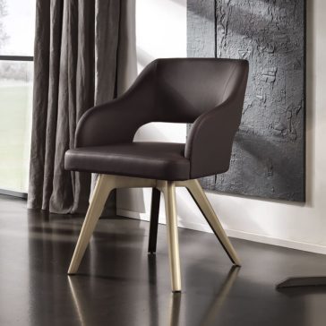 Luxury Italian Modern Designer Chair Italian Designer Leather Armchair