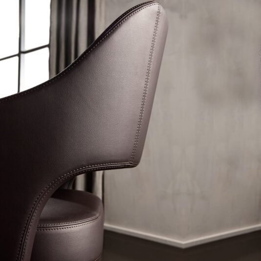 Italian Designer Leather Armchair