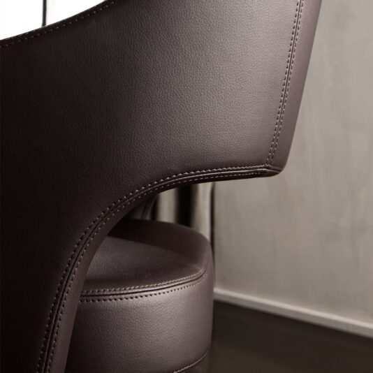 Italian Designer Leather Armchair Italian Designer Leather Armchair