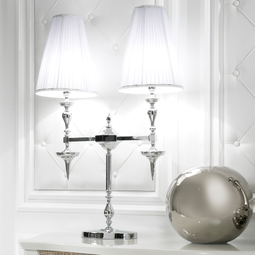 Italian Designer Modern 2 Arm Table Lamp
